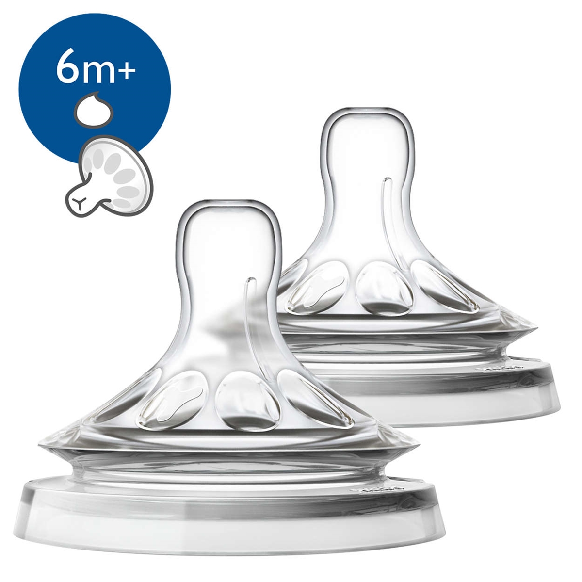 Соска Philips Avent Natural 6+ мес 2 шт