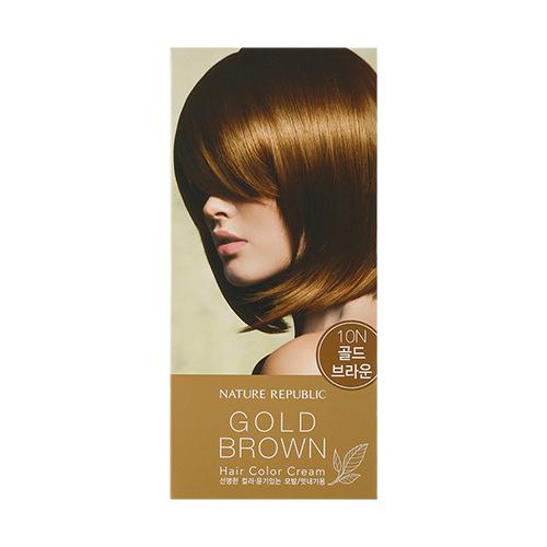 HAIR&NATURE HAIR COLOR CREAM 10N GOLD BROWN