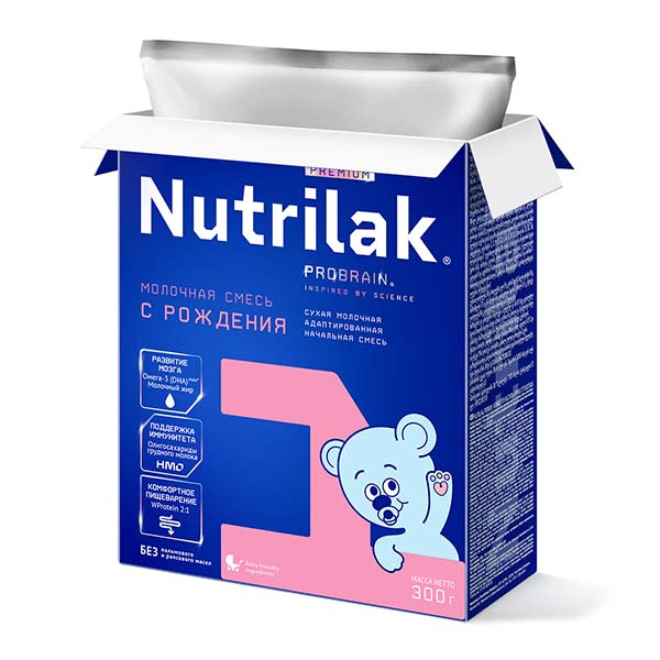 Молочная смесь Nutrilak Premium 1 300г c 0месяцев