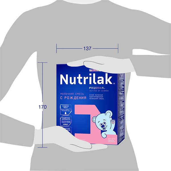 Молочная смесь Nutrilak Premium 1 300г c 0месяцев