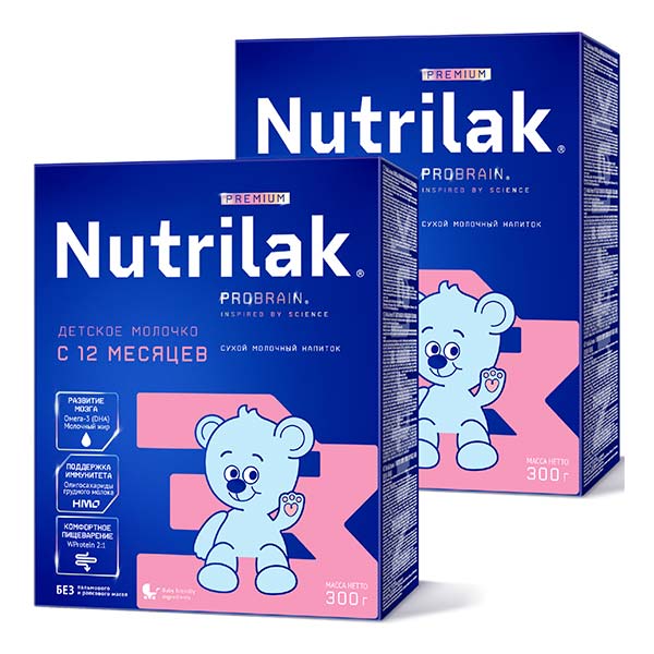 Молочная смесь Nutrilak Premium 3 300г c 12+ месяцев