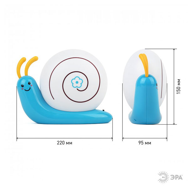 ЭРА Светильник-ночник NLED-405 улитка