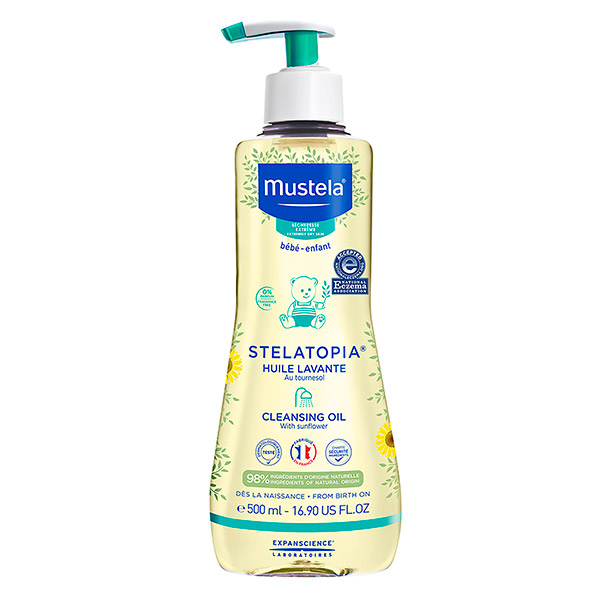 Масло для купания Mustela "STELATOPIA" атопичной кожи, 500 мл