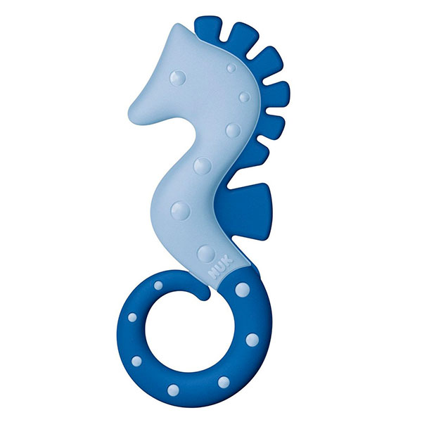 NUK Прорезыватель пластиковый sea horse 3+ мес