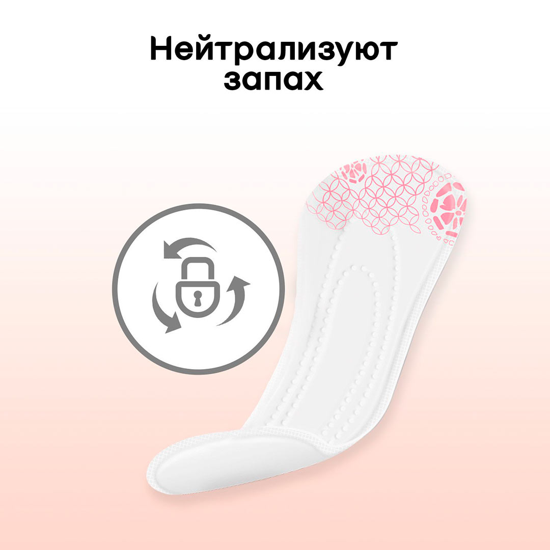 Ежедневные прокладки Kotex Normal Deo 56 шт