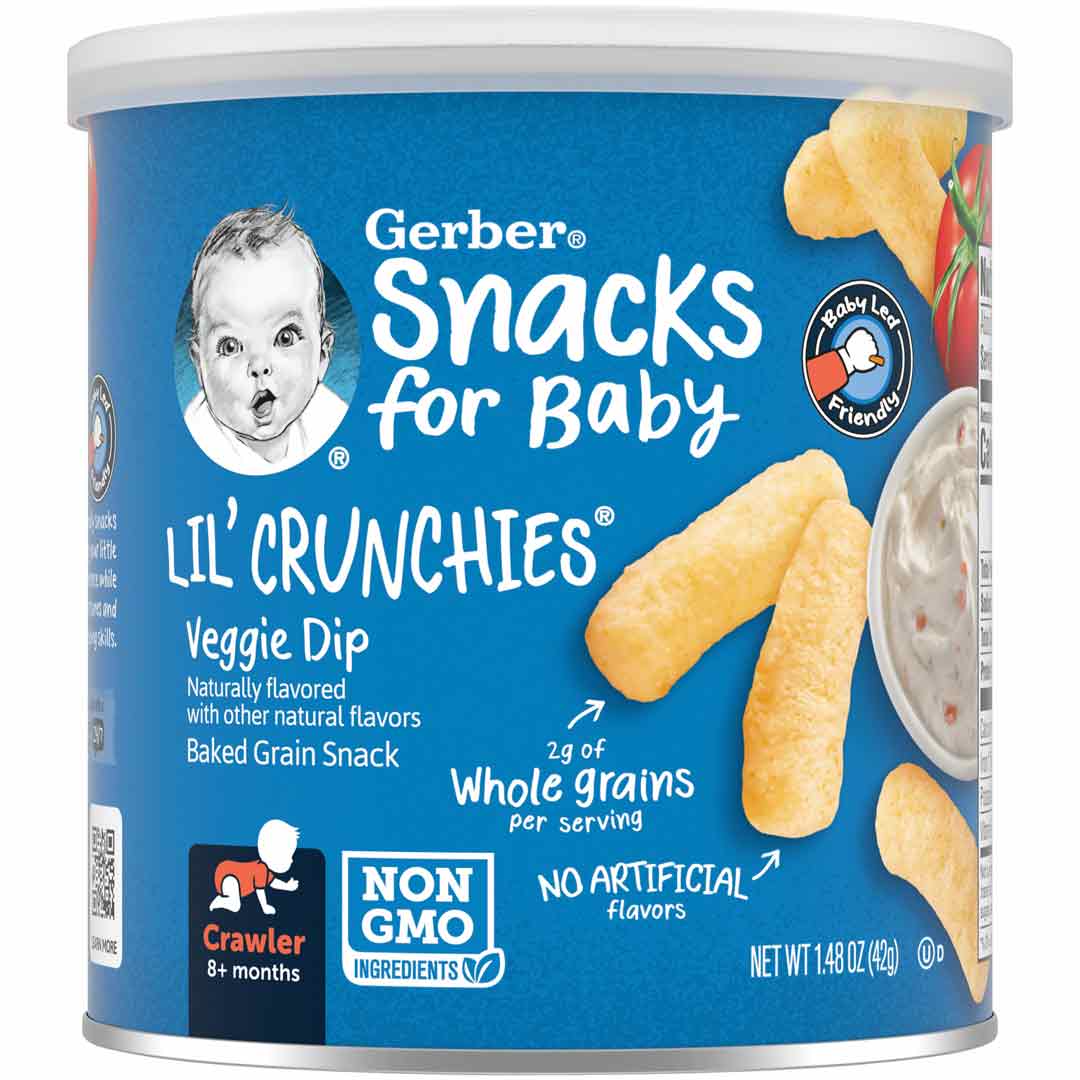 Кукурузки Gerber Veggie Dip 8+ мес 42 гр