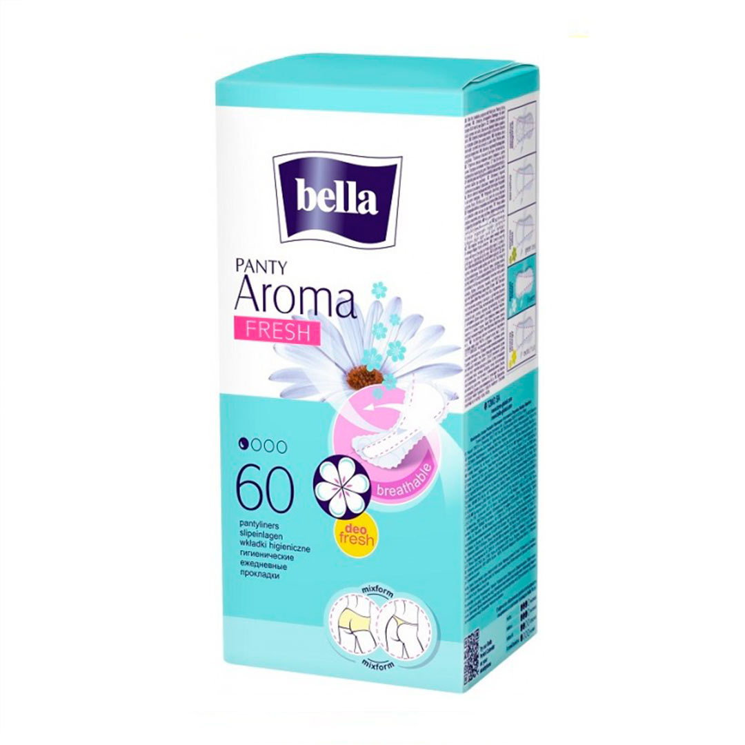 Ежедневные прокладки ультратонкие Bella Panty Aroma Fresh 1 кап 60 шт