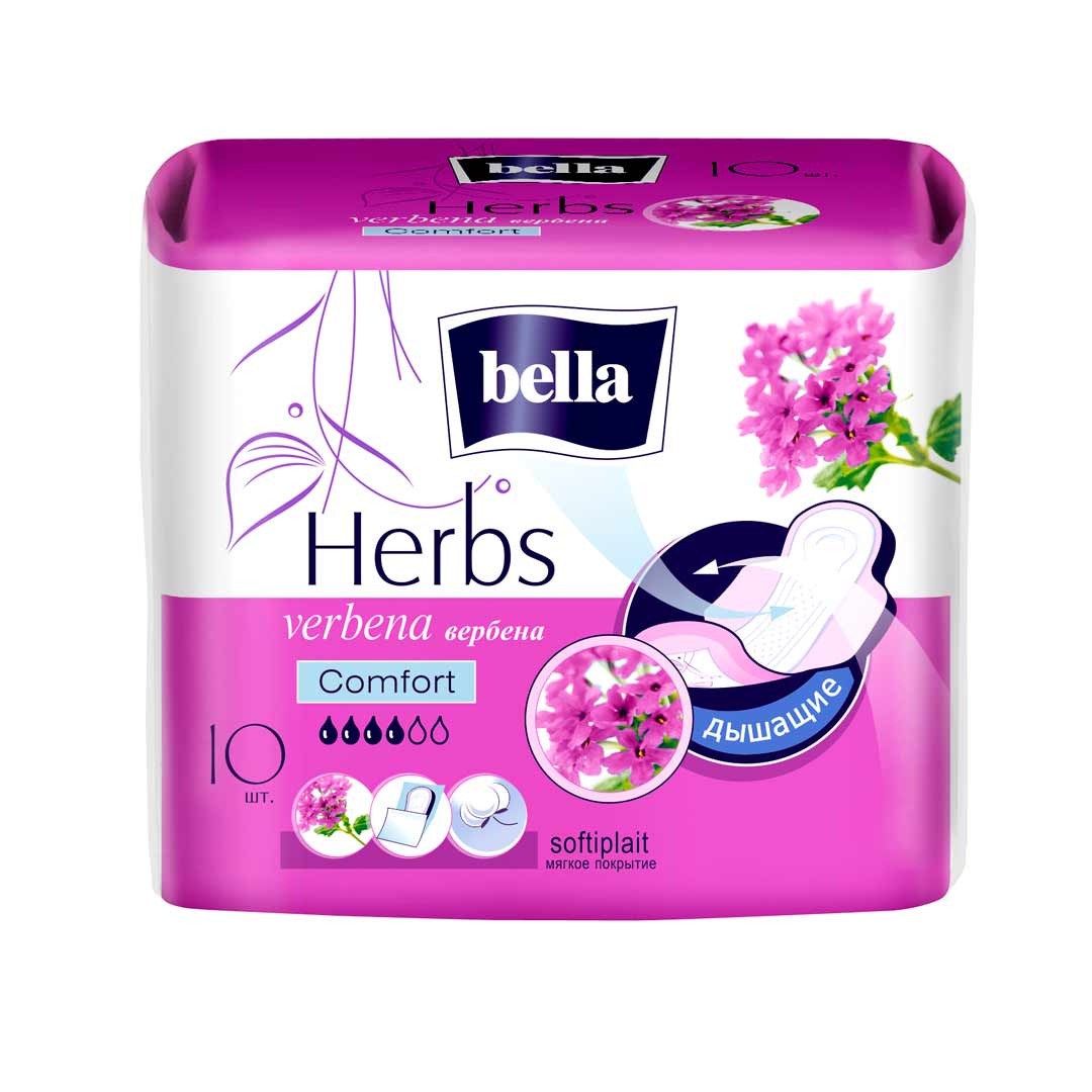 Прокладки Bella Herbs Verbena Comfort 4 кап 10 шт