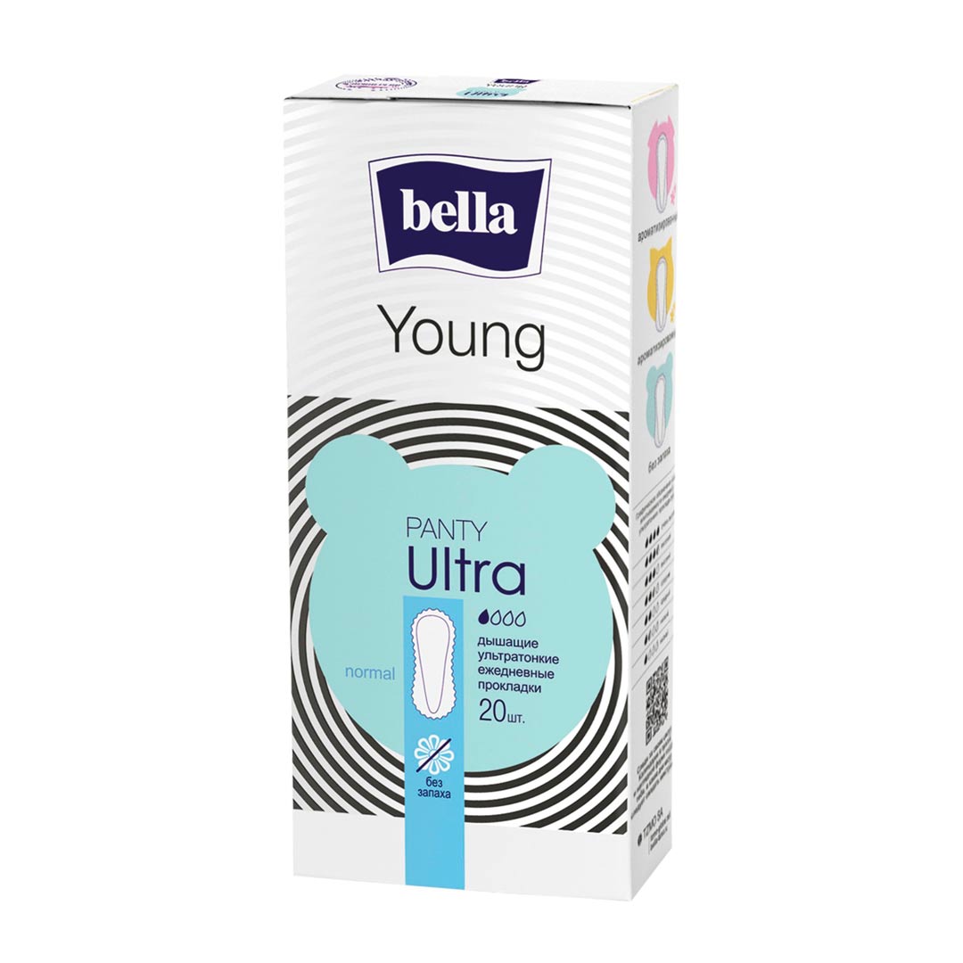 Ежедневные прокладки ультратонкие Bella Young Panty Ultra 1 кап 20 шт