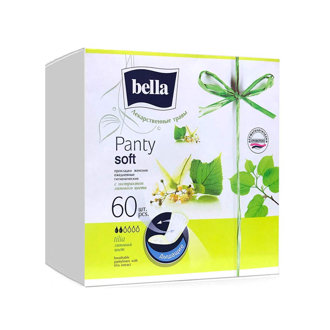 Ежедневные прокладки Bella Panty soft tilia липовый цвет 2 кап 60 шт