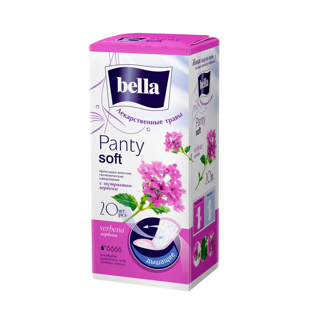 Ежедневные прокладки Bella Panty soft экстракт вербна 2 кап 20 шт