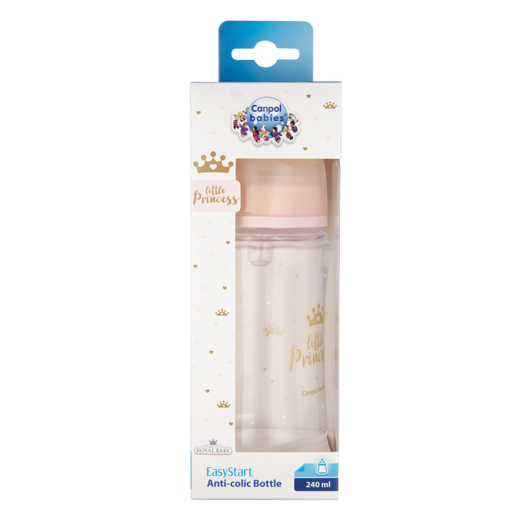 Бутылочка Canpol Babies EasyStart Royal Baby антиколиковая 240 мл 3+ месяцев