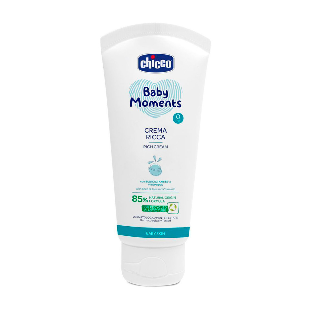 Питательный крем Chicco Baby Moments 0+ мес 100 мл