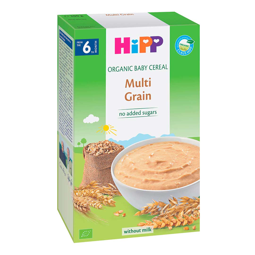 Каша Hipp Organic безмолочная мультизлаковая 200 гр с 6+ мес