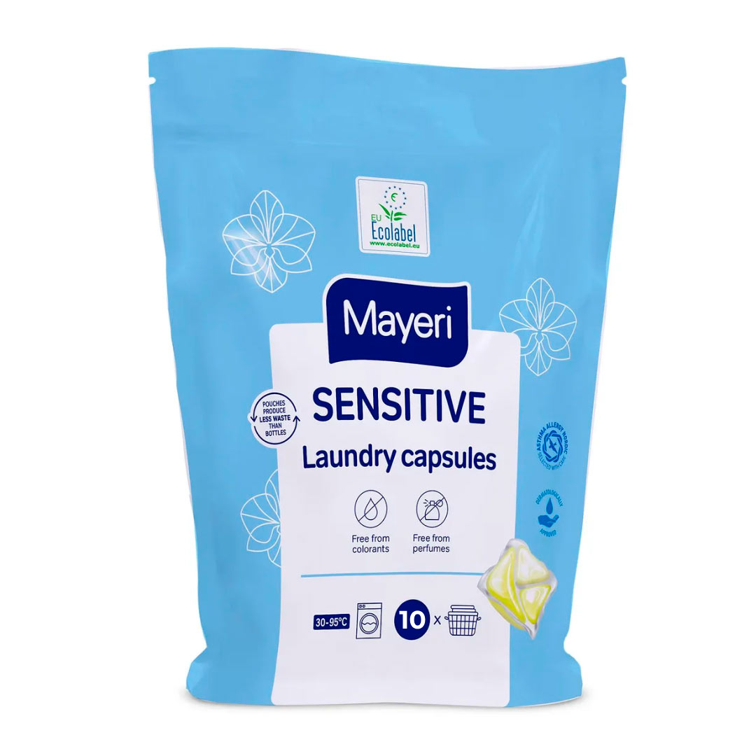 Капсулы для стирки белья Mayeri Sensitive 10 шт