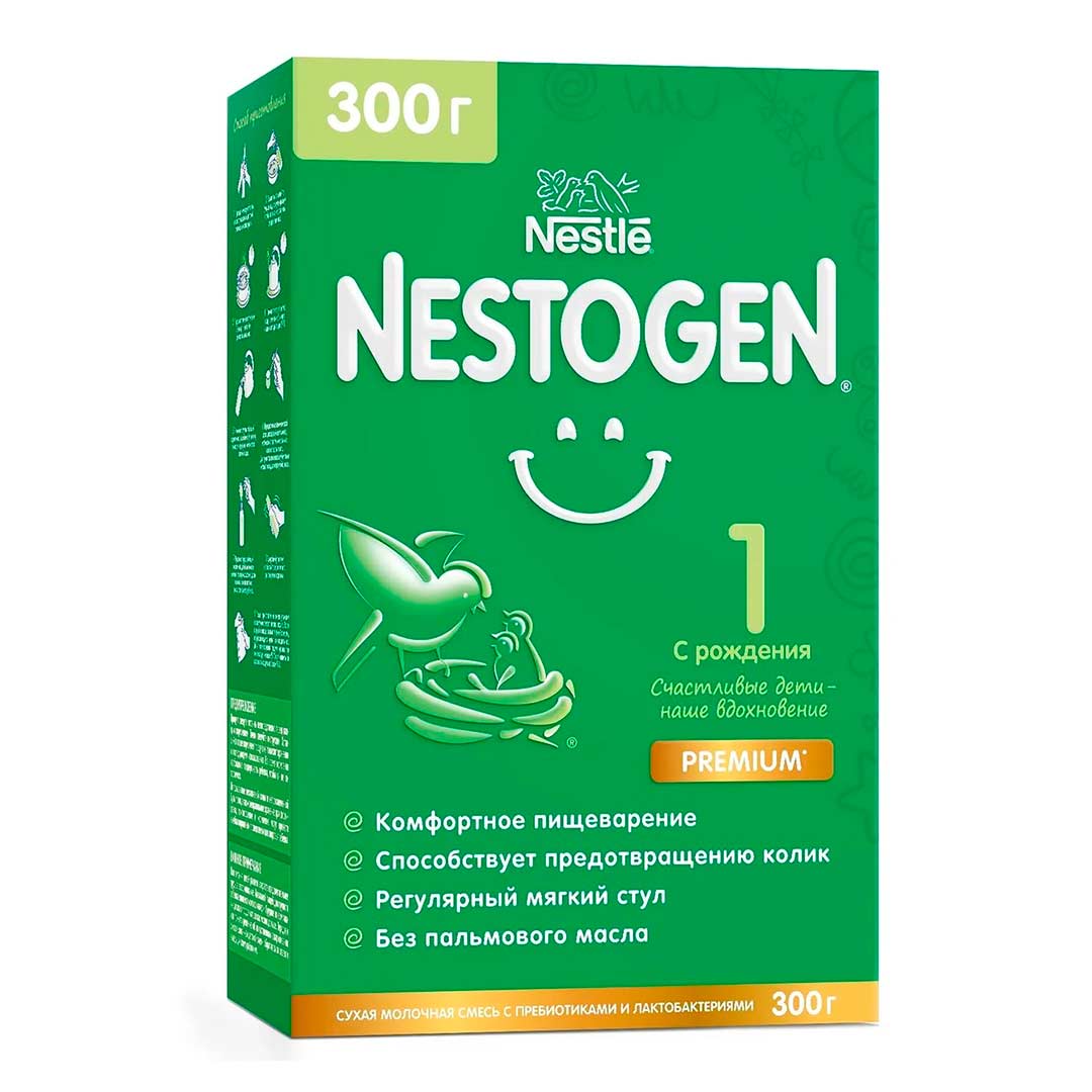 Смесь Nestogen 1 0+ мес 300 гр