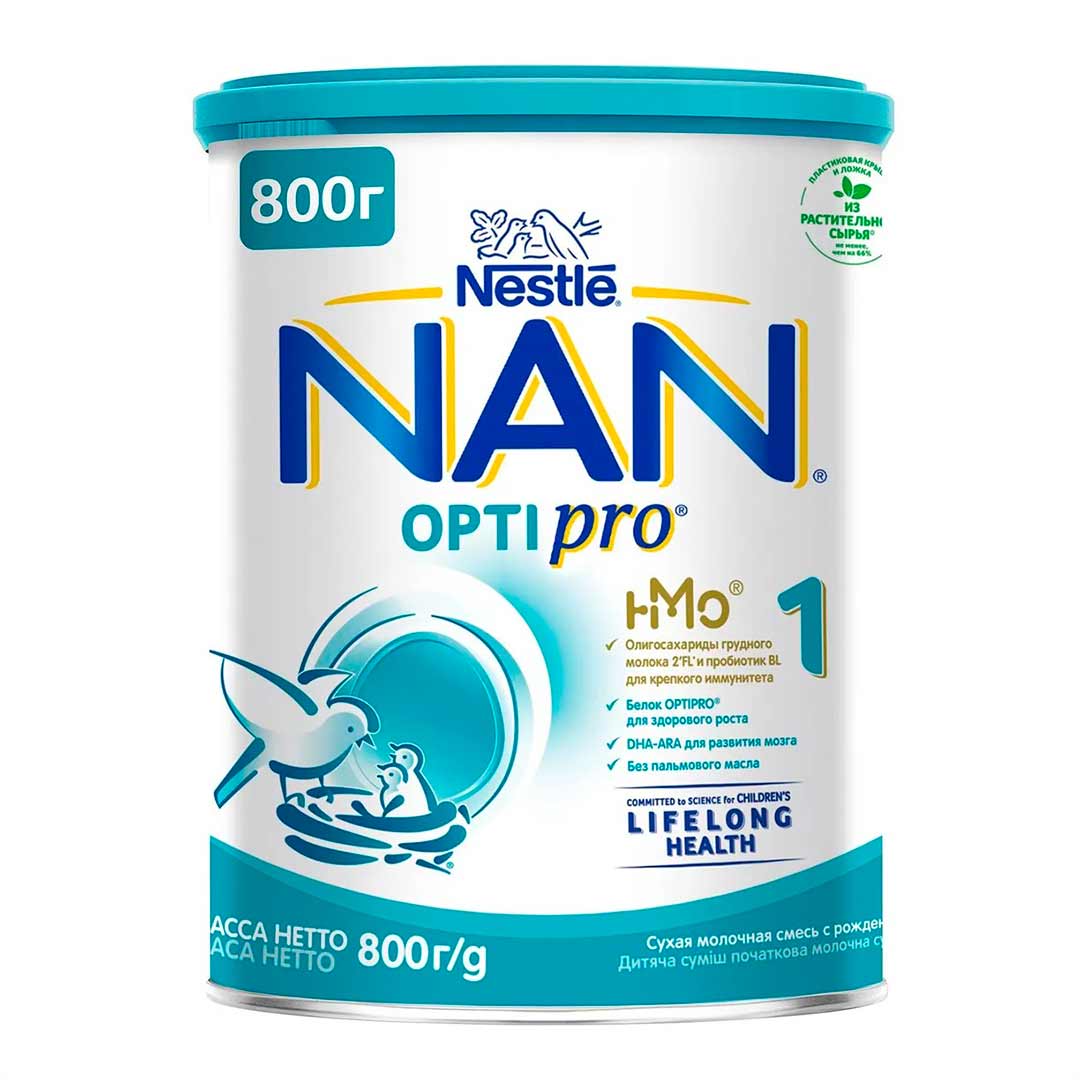 Смесь NAN 1 OPTIPRO 800г с 0+ мес