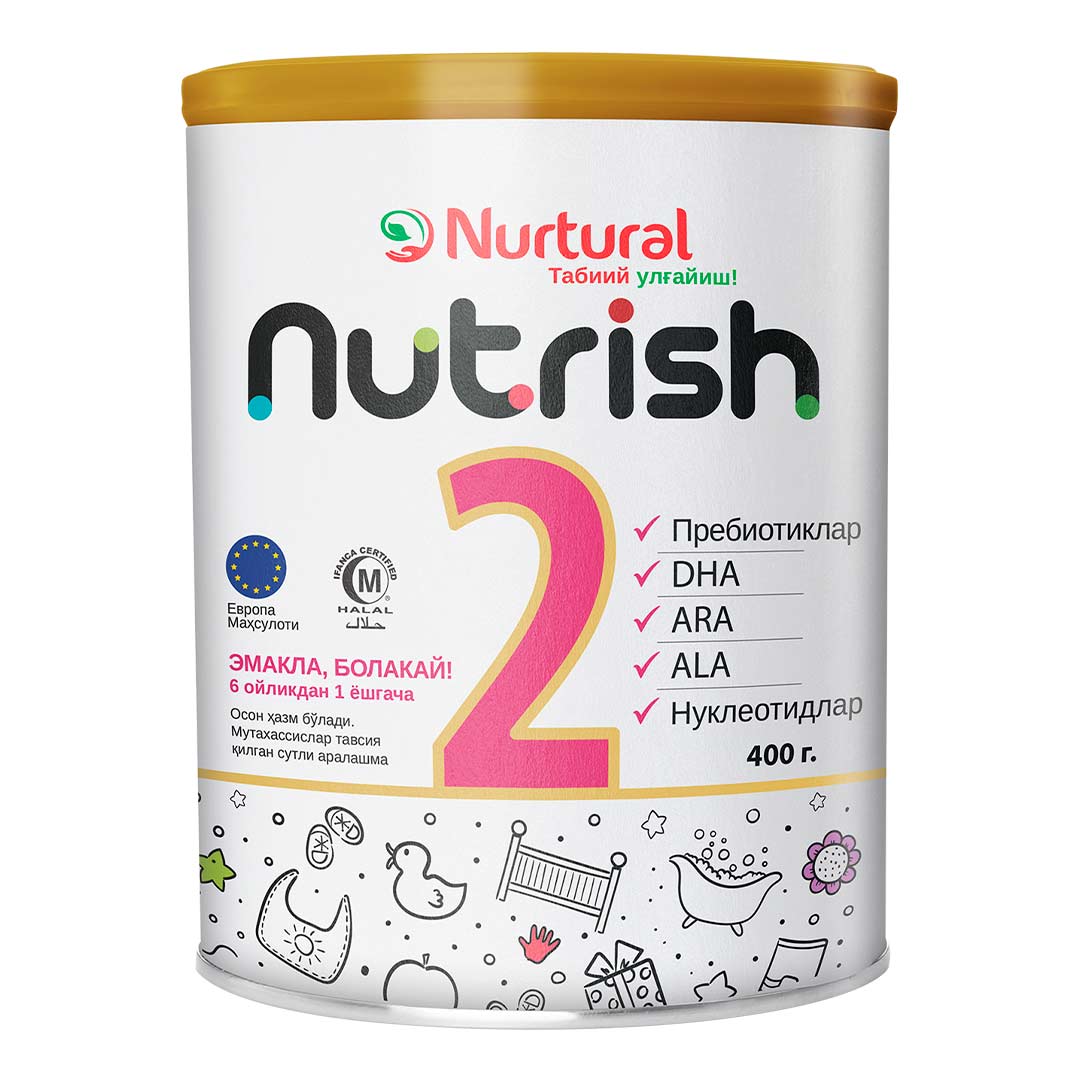 Молочная смесь Nutrish 2 400 гр 6-12 мес