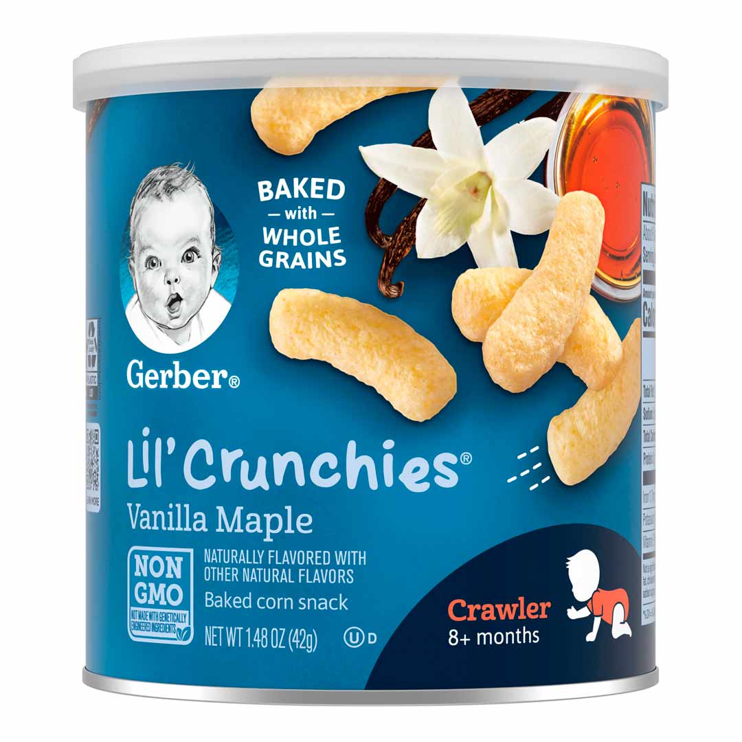 Кукурузки Gerber Vanilla 8+ мес 42 гр