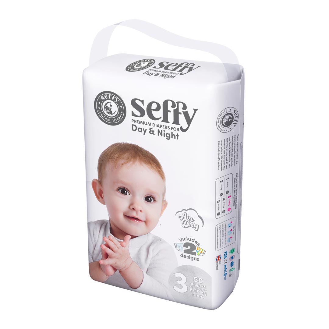 Подгузники Seffy 3 6-10 кг 50 шт