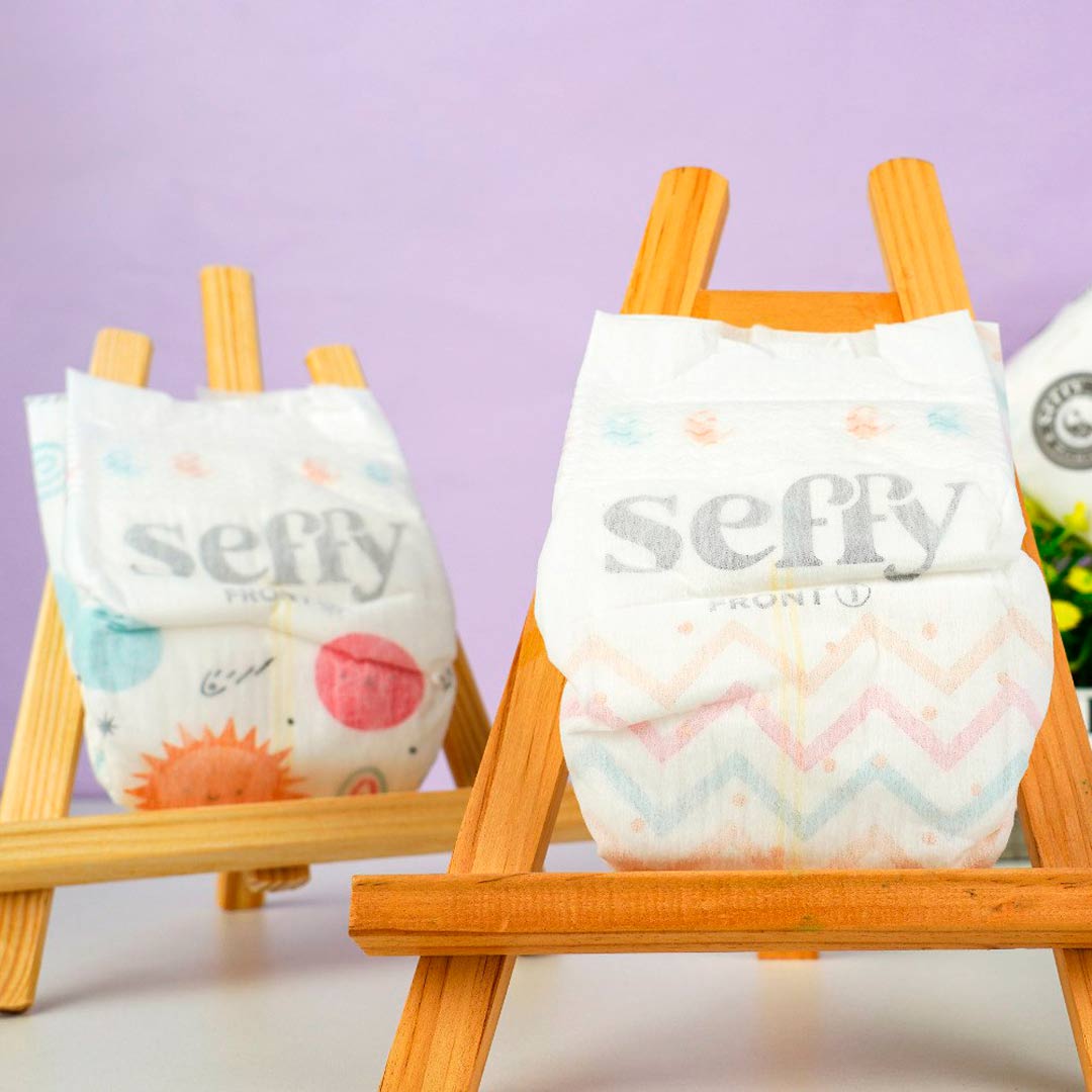 Подгузники Seffy 2 4-8 кг 62 шт