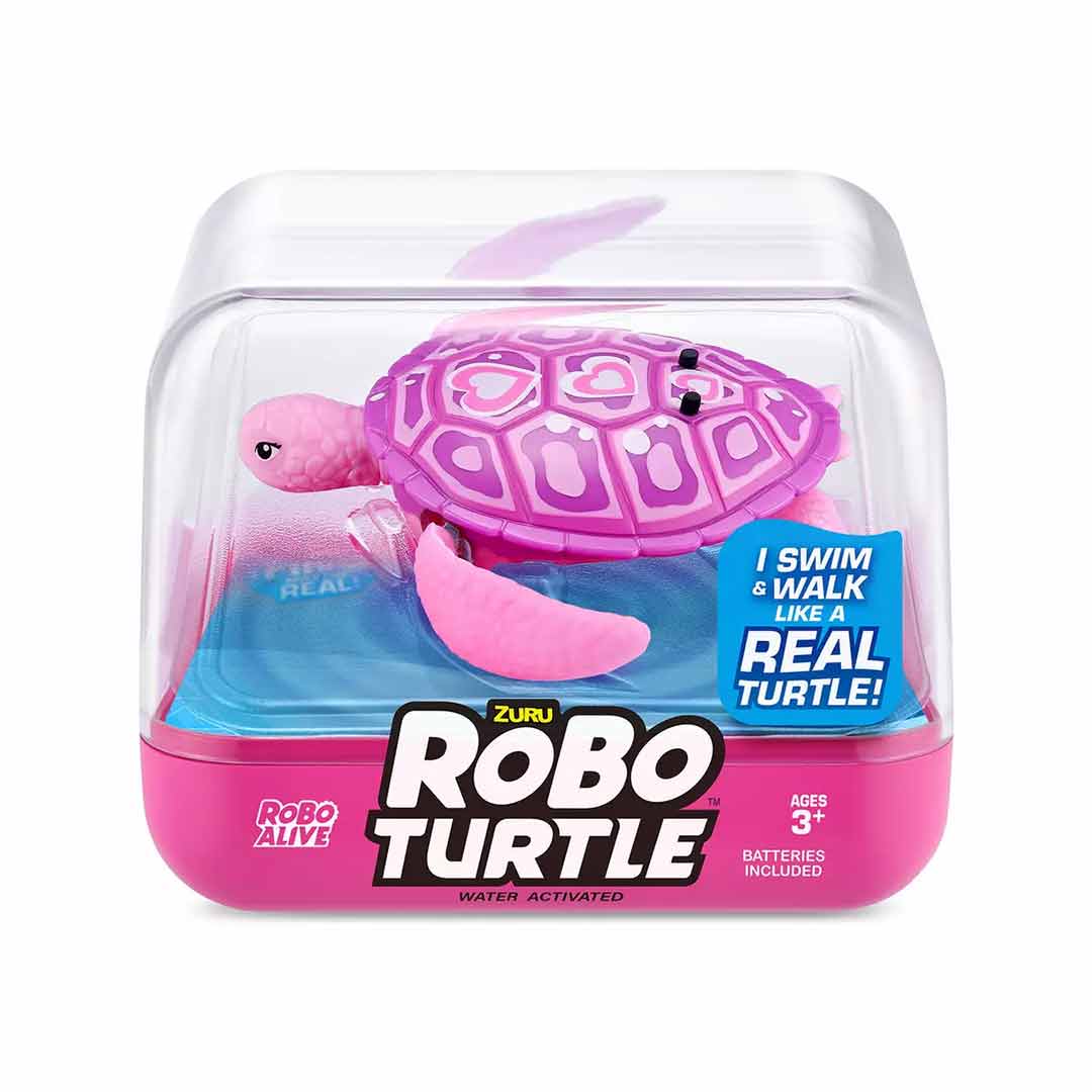 Интерактивная игрушка ZURU Robo Alive Turtle Розовый