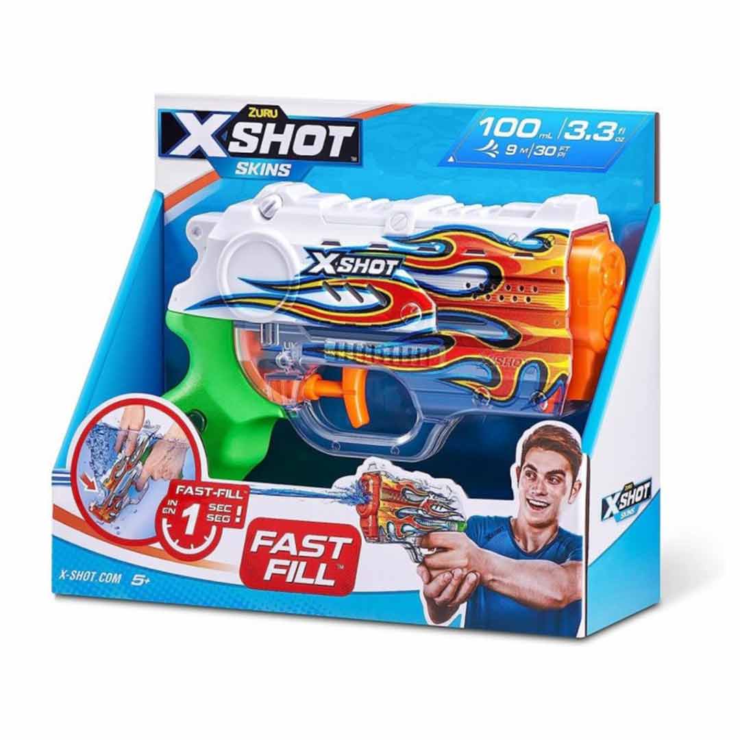 Водный бластер ZURU X-Shot Water Fast-Fill Skins Nano Inferno