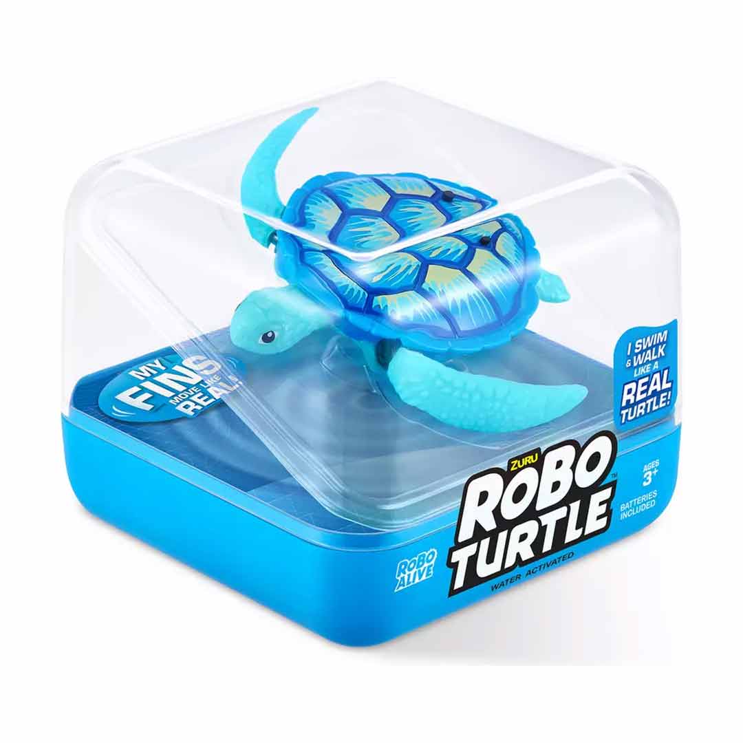 Интерактивная игрушка ZURU Robo Alive Turtle Голубой