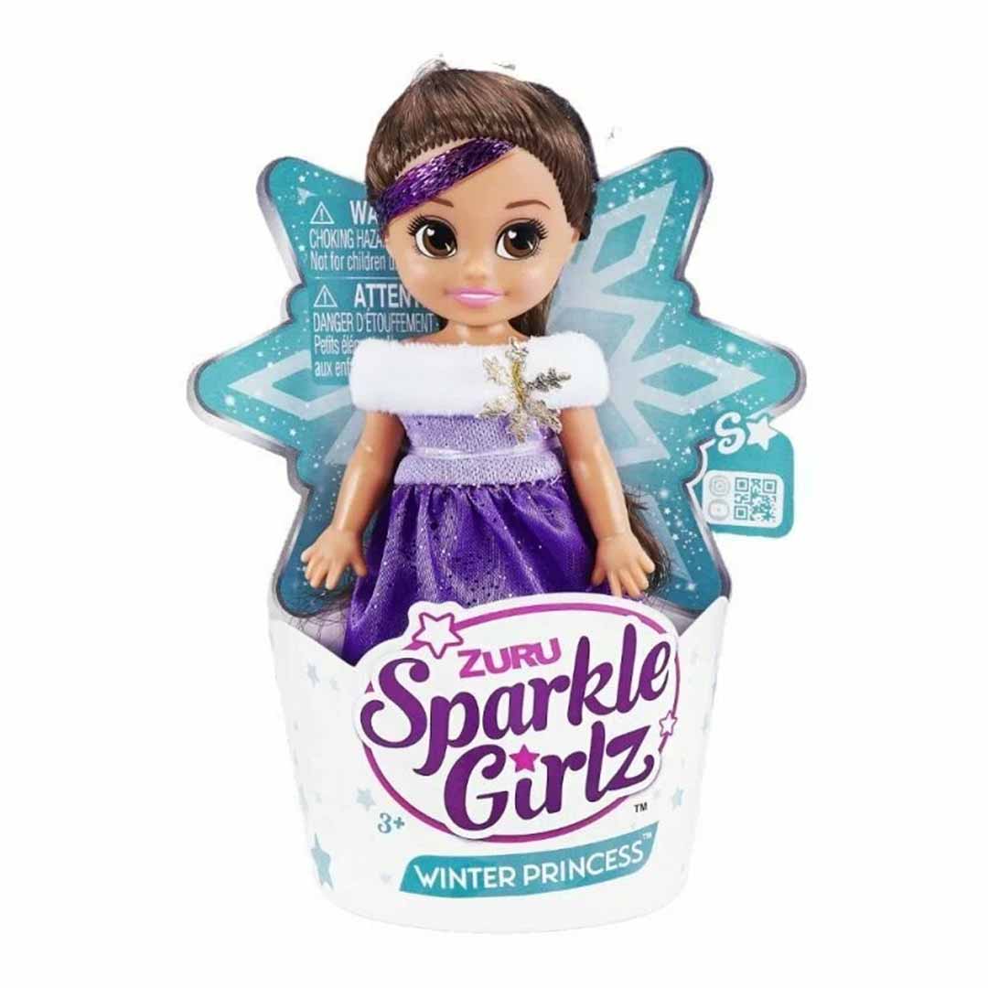 Кукла ZURU Sparkle Girlz Winter Princess in cupcake брюнетка