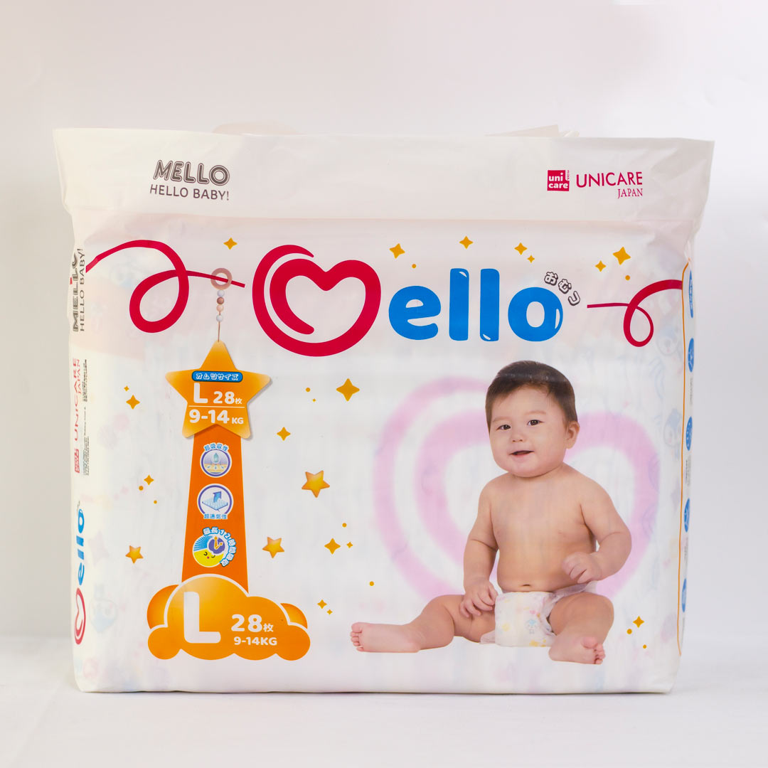 Подгузники Mello L 9-14 кг 28 шт