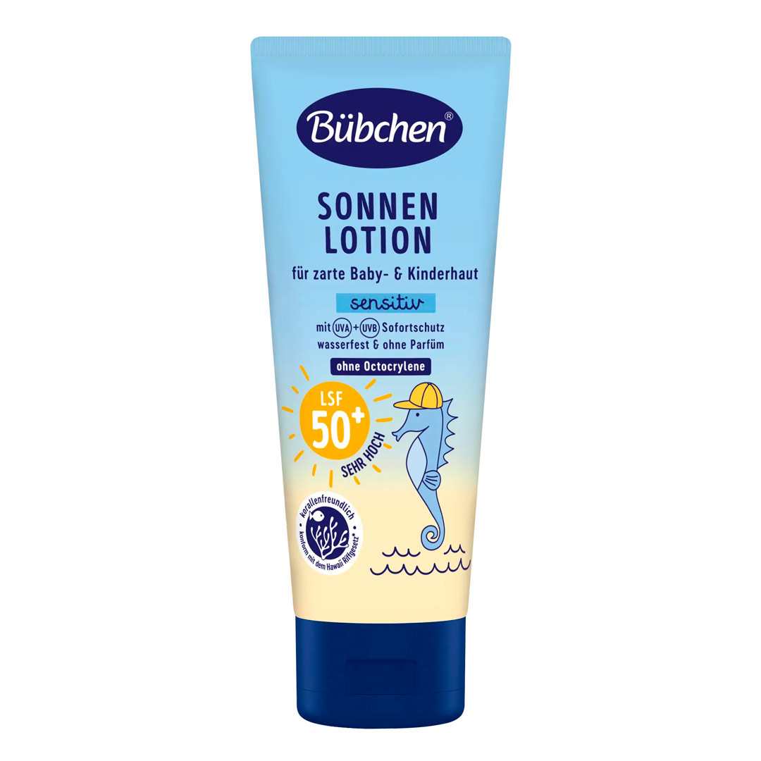 Bubchen Солнцезащитное молочко Sensitiv SPF 50+ 100 мл 0+ мес