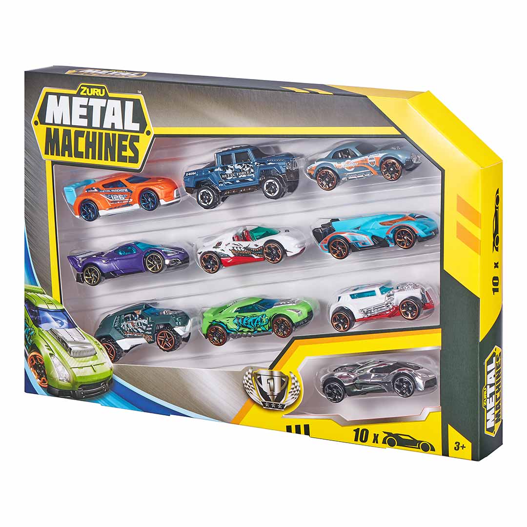 Набор Metal Machines Mini Racing Car из 10 игрушек