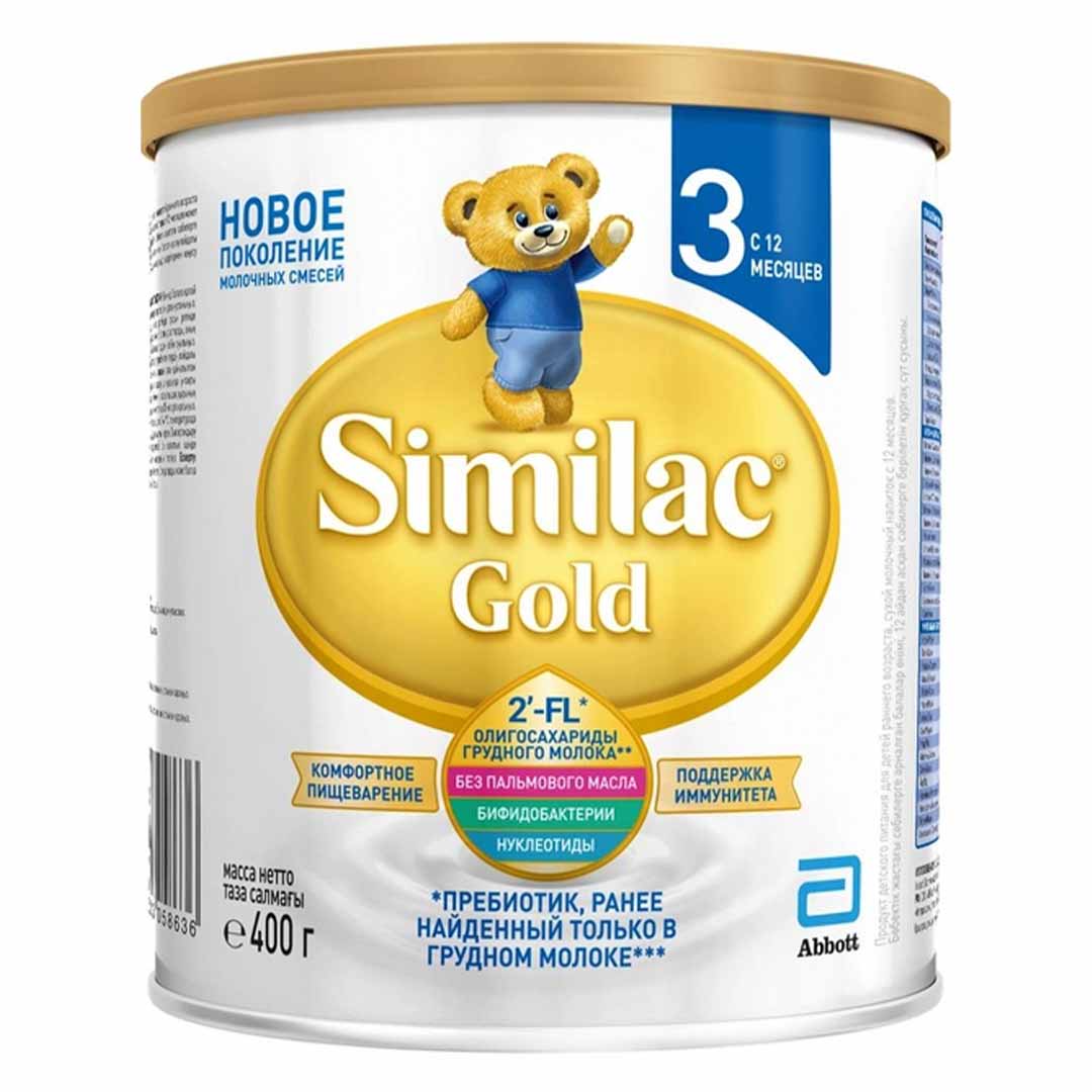 Смесь Similac Gold 3 12+ мес 400 гр