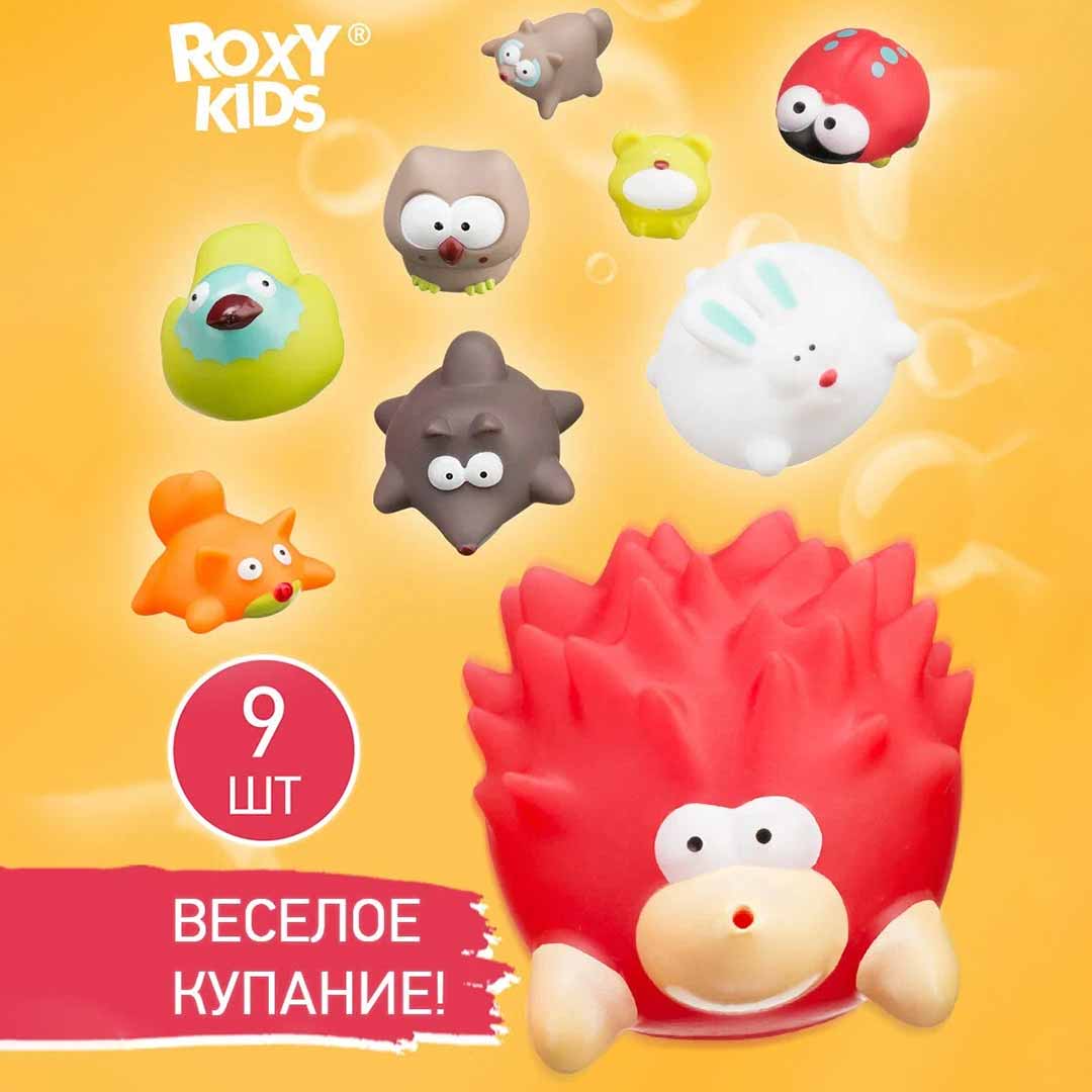 Набор игрушек для ванной ROXY-KIDS Лесные жители