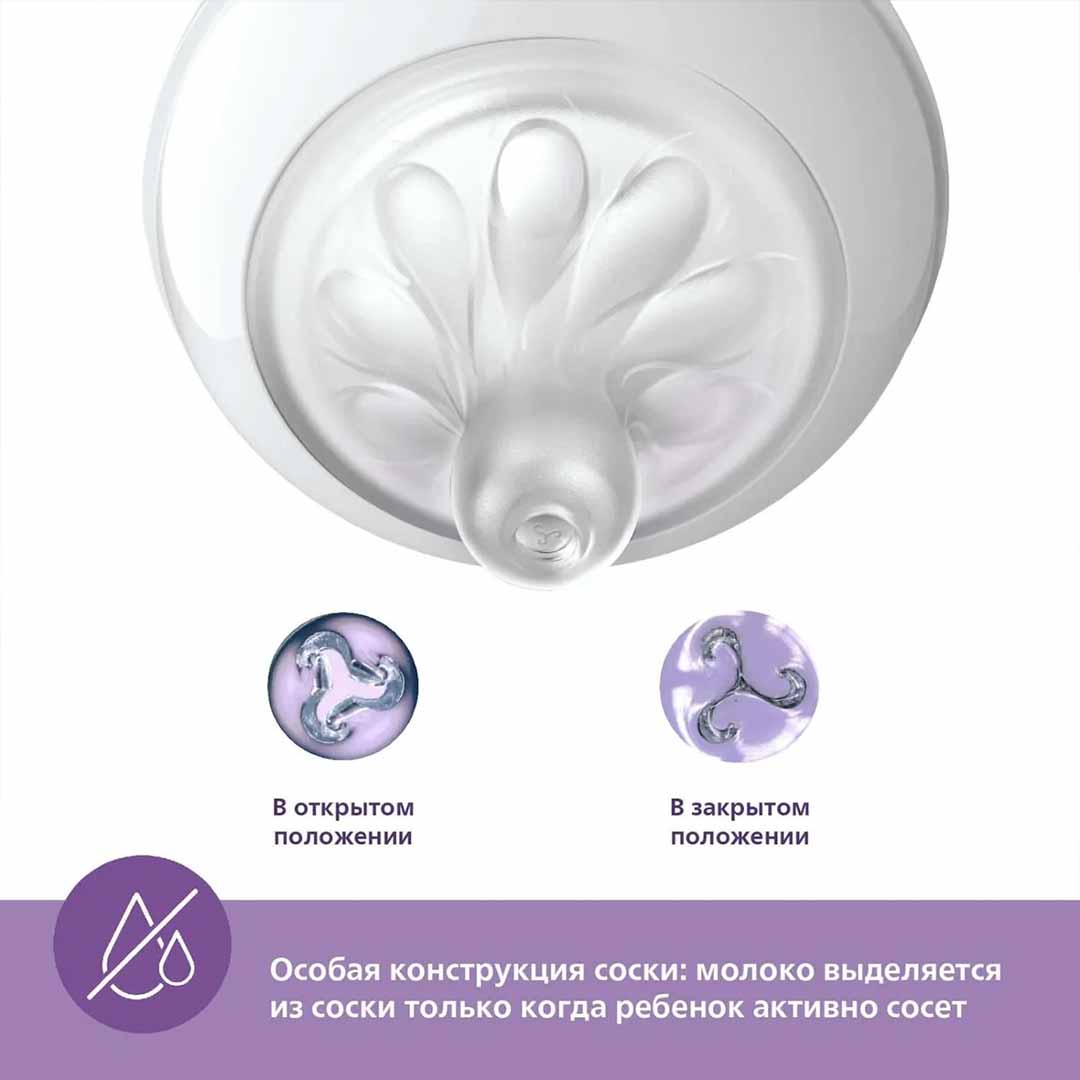 Пластиковая бутылочка Philips Avent Natural Response коала 260мл. 1+мес. SCY903/67