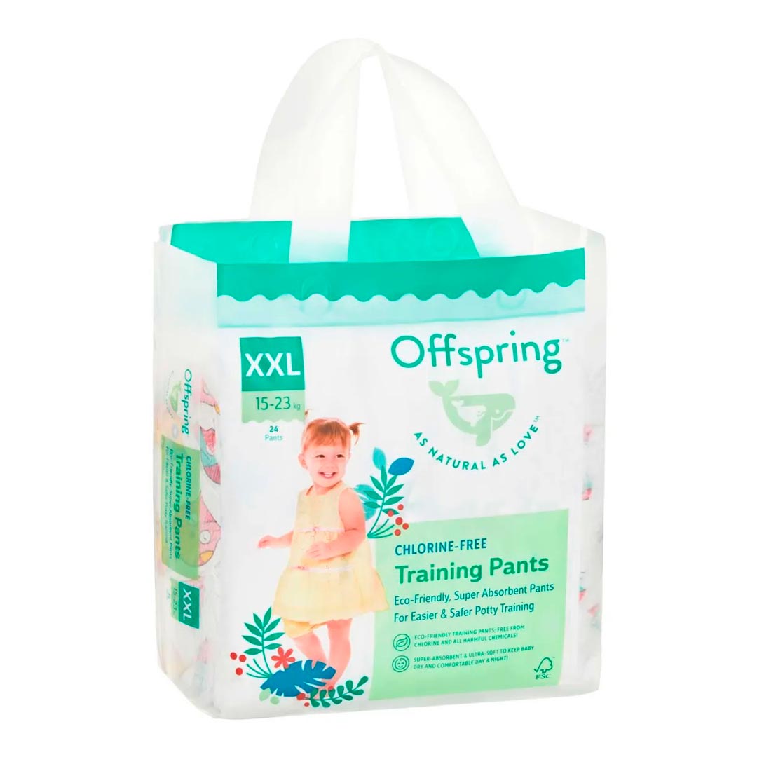 Трусики-подгузники Offspring Совы XXL (15-23 кг) 24 шт