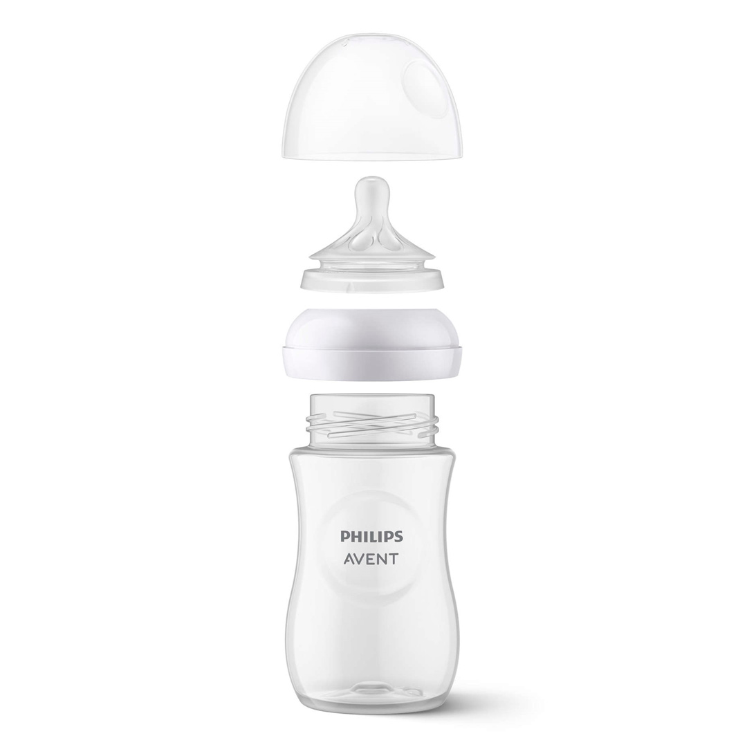 Пластиковая бутылочка Philips Avent Natural Response 260мл. 1+мес. 2 шт SCY903/02