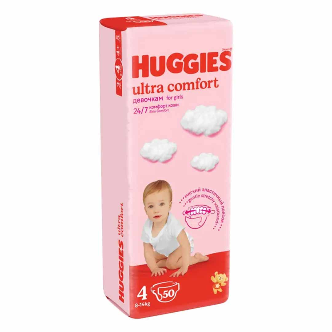 Подгузники Huggies Ultra Comfort 4 (8-14 кг) 50 шт