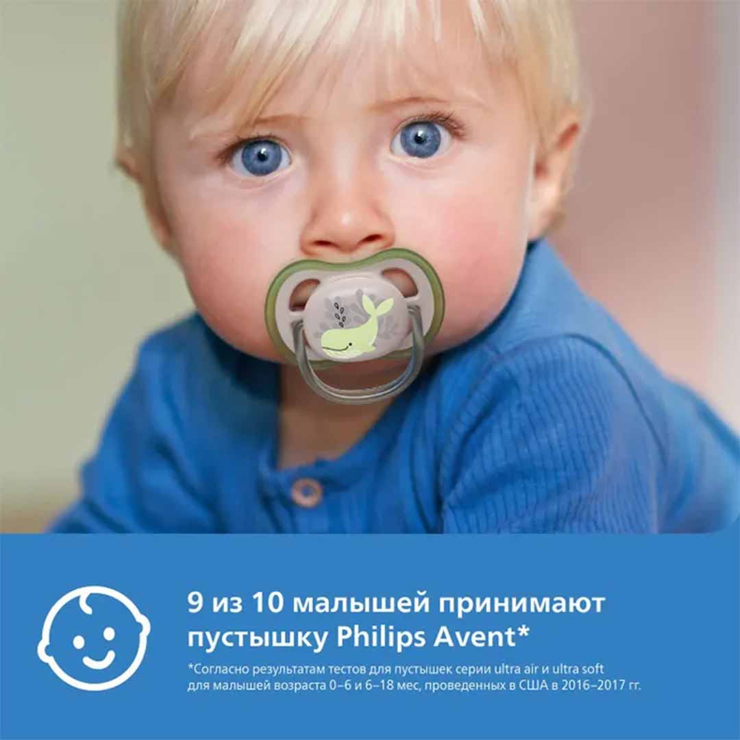 Пустышка Philips Avent Ultra air кит 6-18 мес