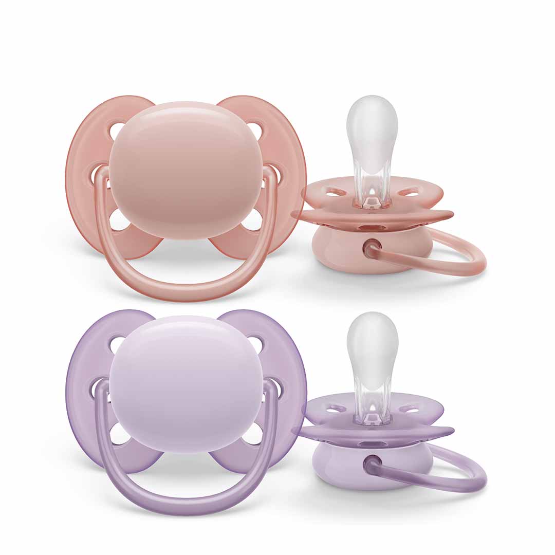 Пустышка Philips Avent Ultra soft 0-6 мес 2 шт