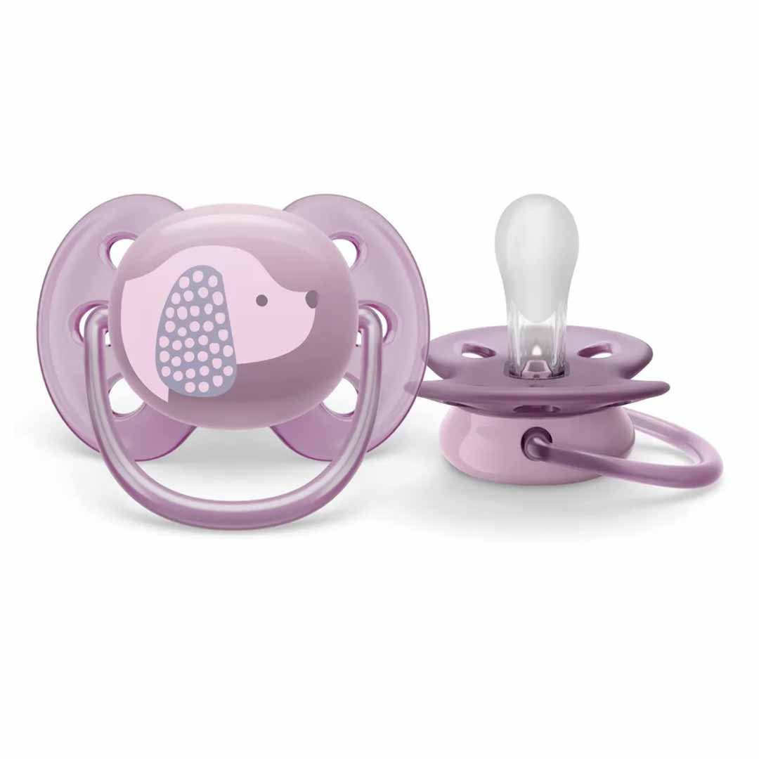 Пустышка Philips Avent Ultra soft собачка 0-6 мес