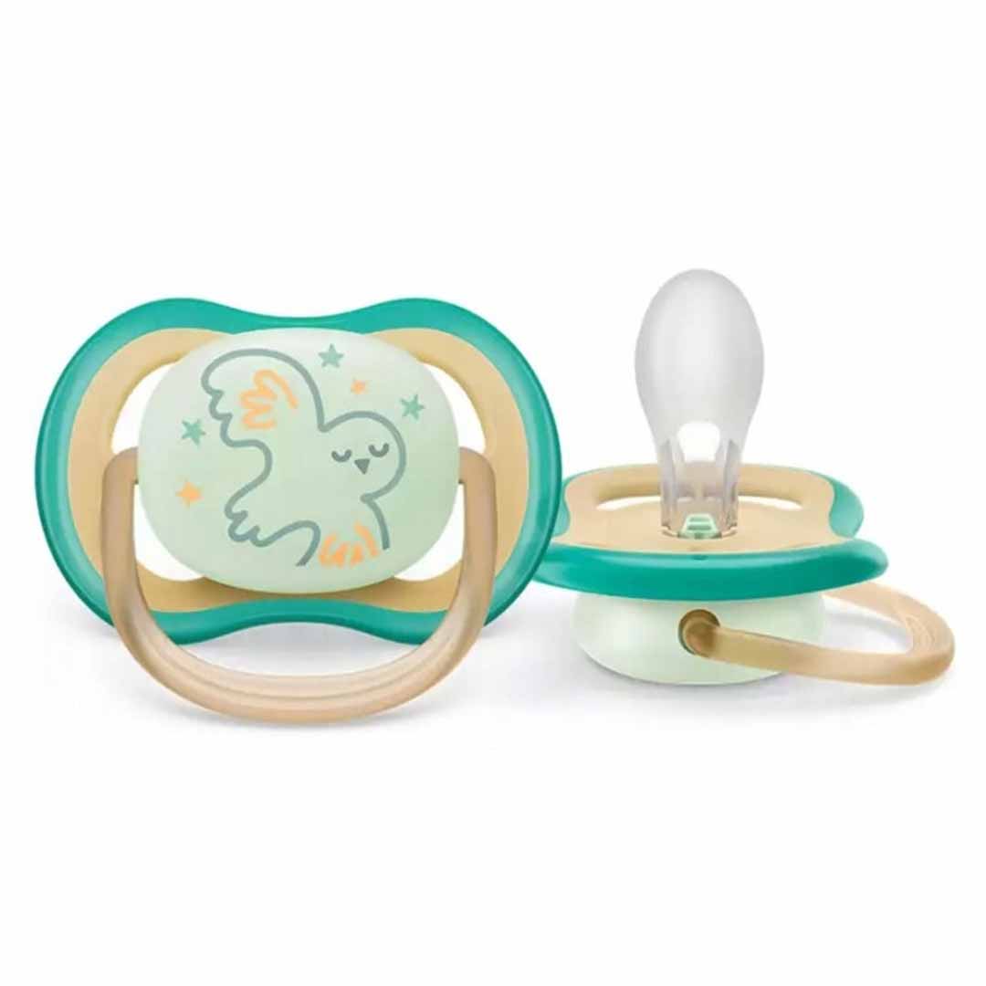 Пустышка Philips Avent Ultra air nighttime сова 0-6 мес