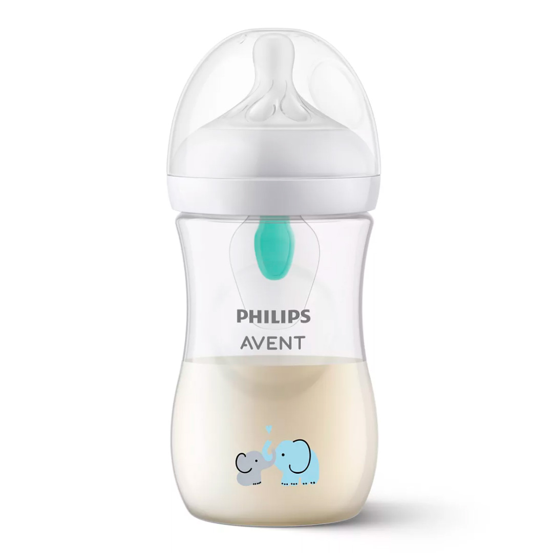 Пластиковая бутылочка Phlips Avent Natural Response Elephant 260 мл 0+ мес SCY673/81