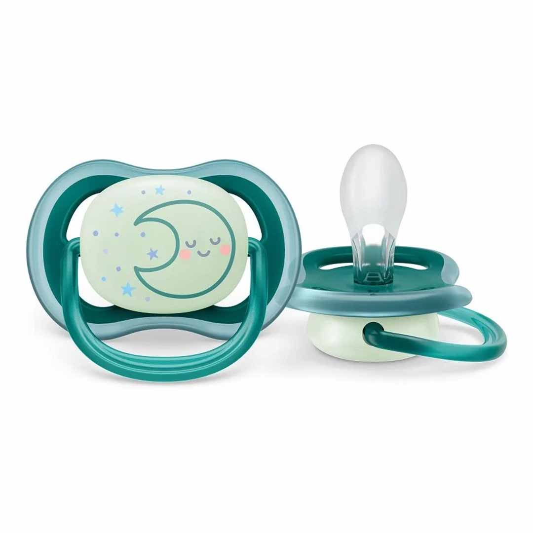 Пустышка Philips Avent Ultra air nighttime луна 6-18 мес