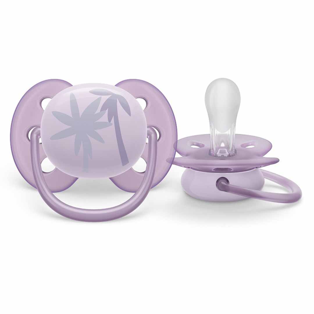 Пустышка Philips Avent Ultra soft пальмы 0-6 мес