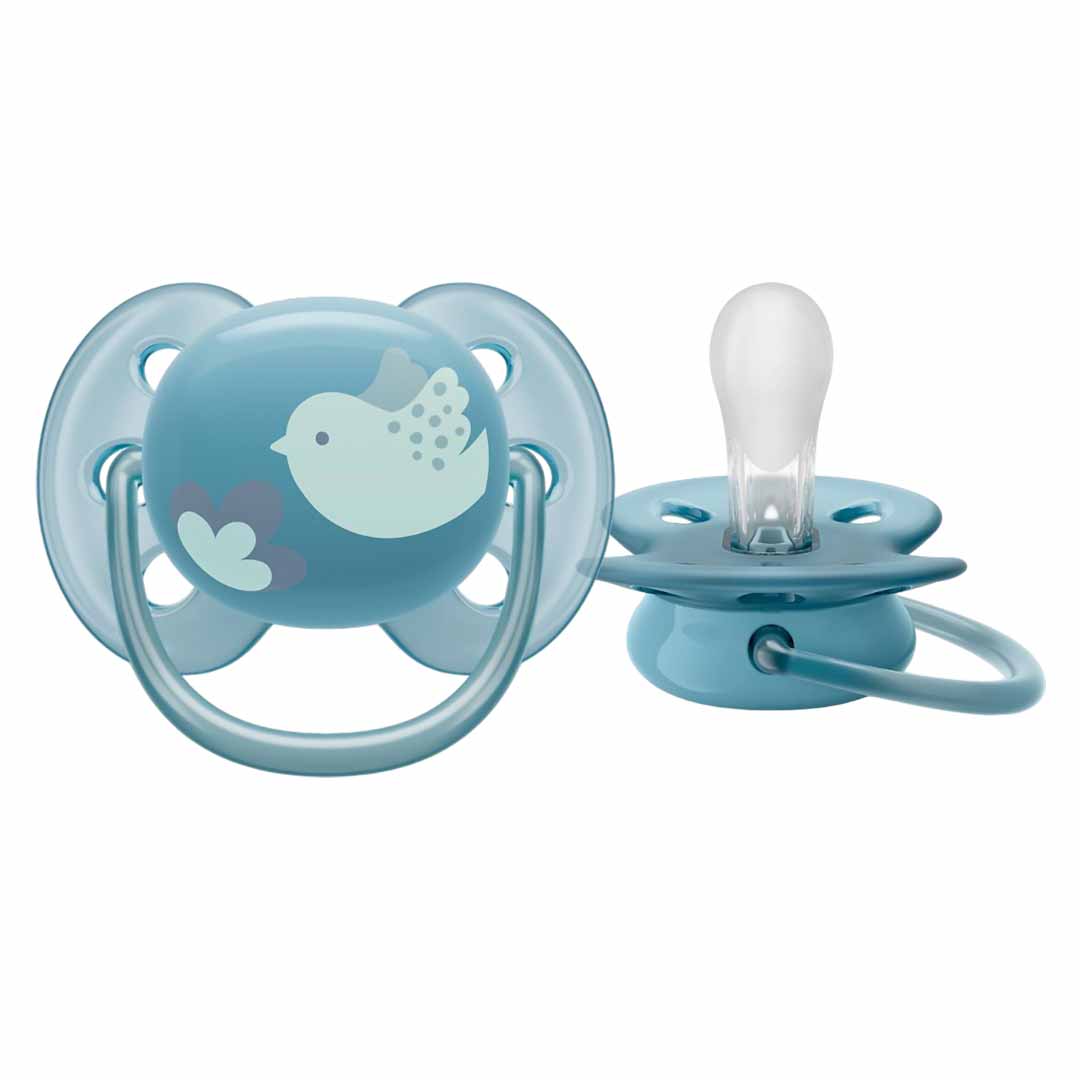 Пустышка Philips Avent Ultra soft птичка 6-18 мес