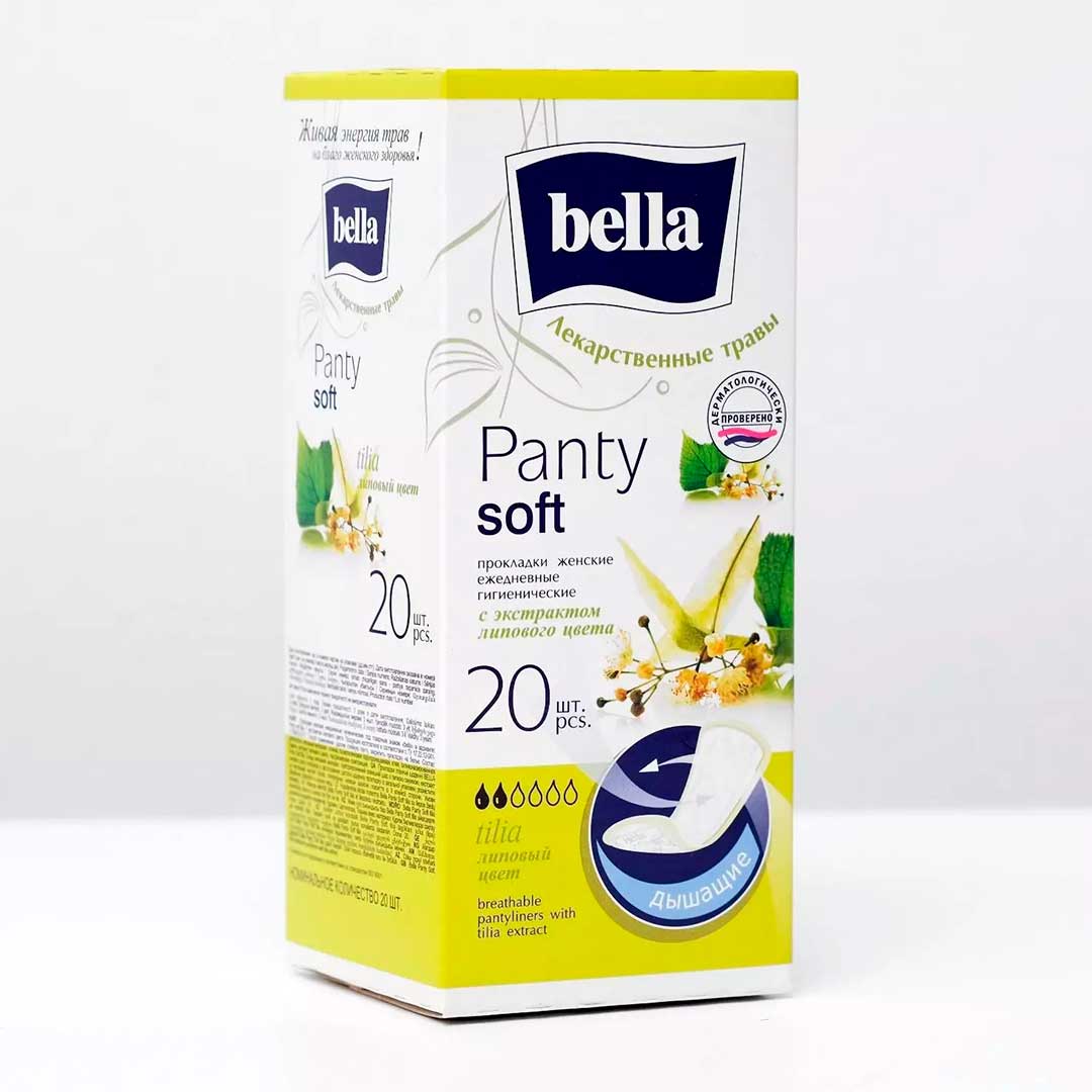 Ежедневные прокладки Bella Panty soft tilia липовый цвет 2 кап 20 шт