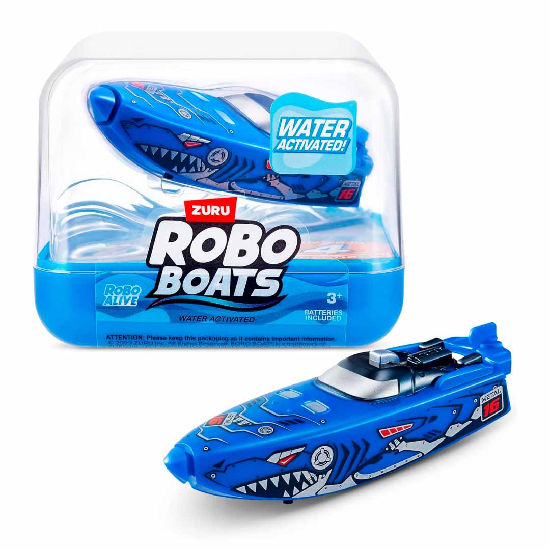 Интерактивная игрушка ZURU Robo Alive Robotic Boat Синий