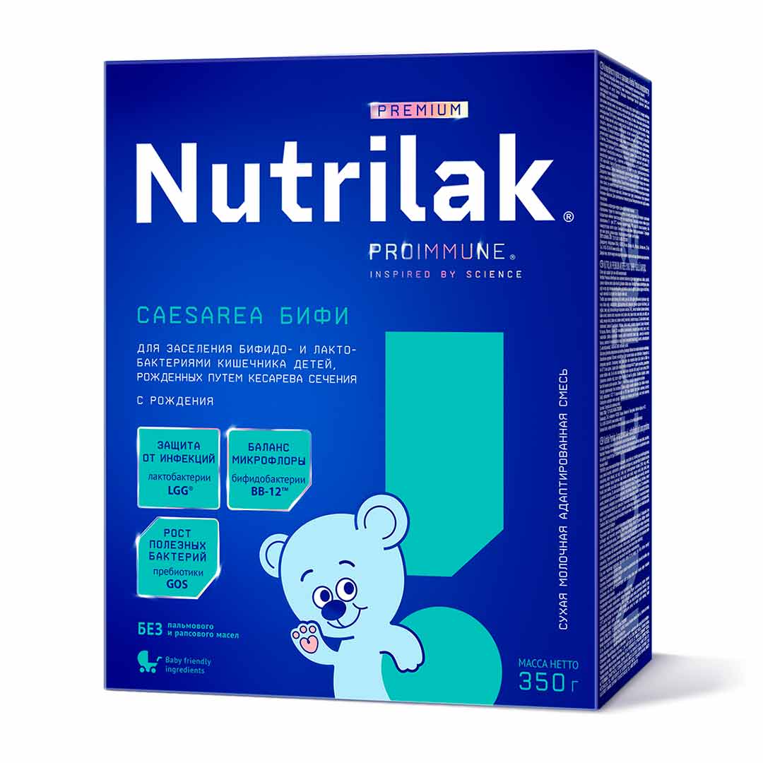 Молочная смесь Nutrilak Premium Caesarea Бифи 350 г с 0мес