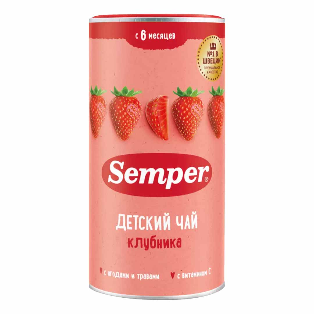 Чай Semper клубника 6+ мес